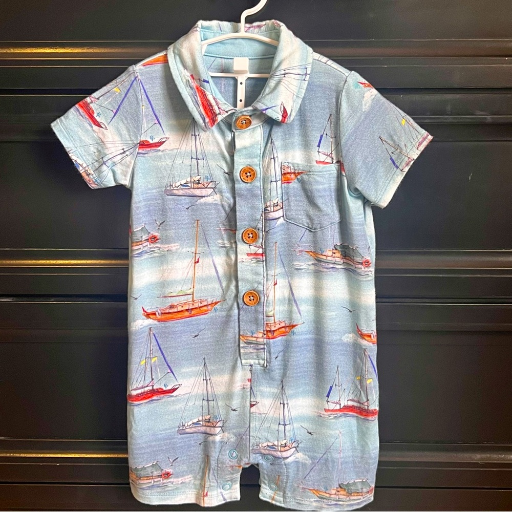 Skip Sailboat Print Henley Shortall